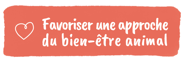 Favoriser une approche du bien-être animal